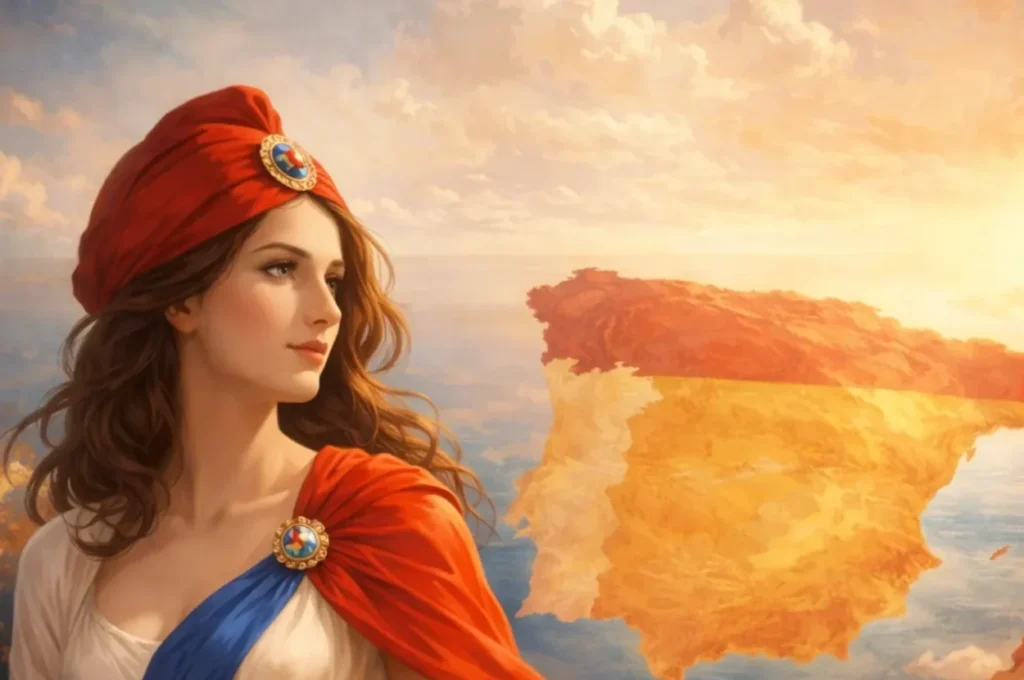 Illustration symbolique France et Espagne consulat démarches administratives