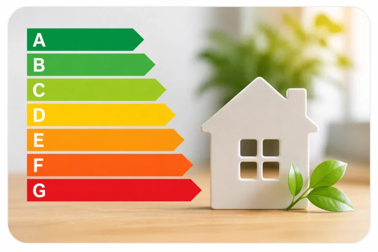 Certificat de performance énergétique maison Andalousie classement A à G