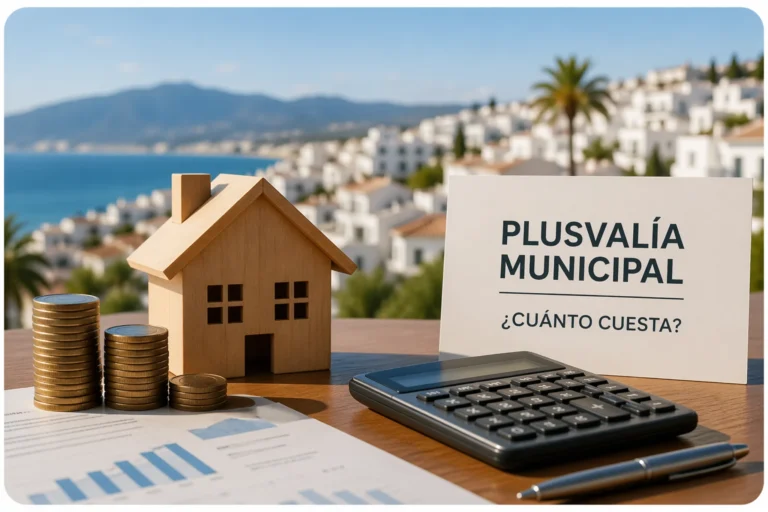 Plusvalía municipal en Espagne : estimation du coût avec maison, pièces et calculatrice sur la Costa del Sol